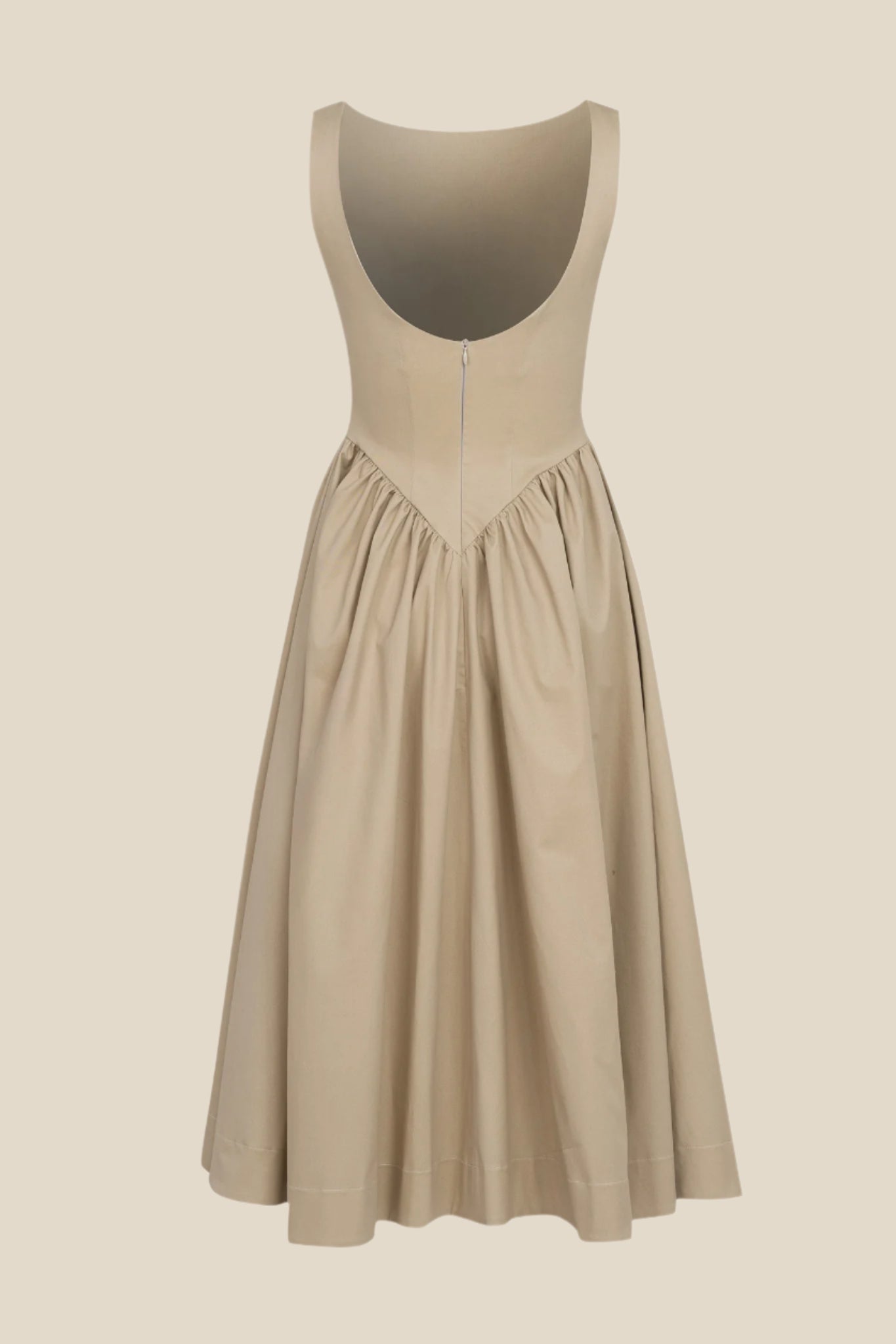 Дамска дълга рокля с гол гръб теадоре